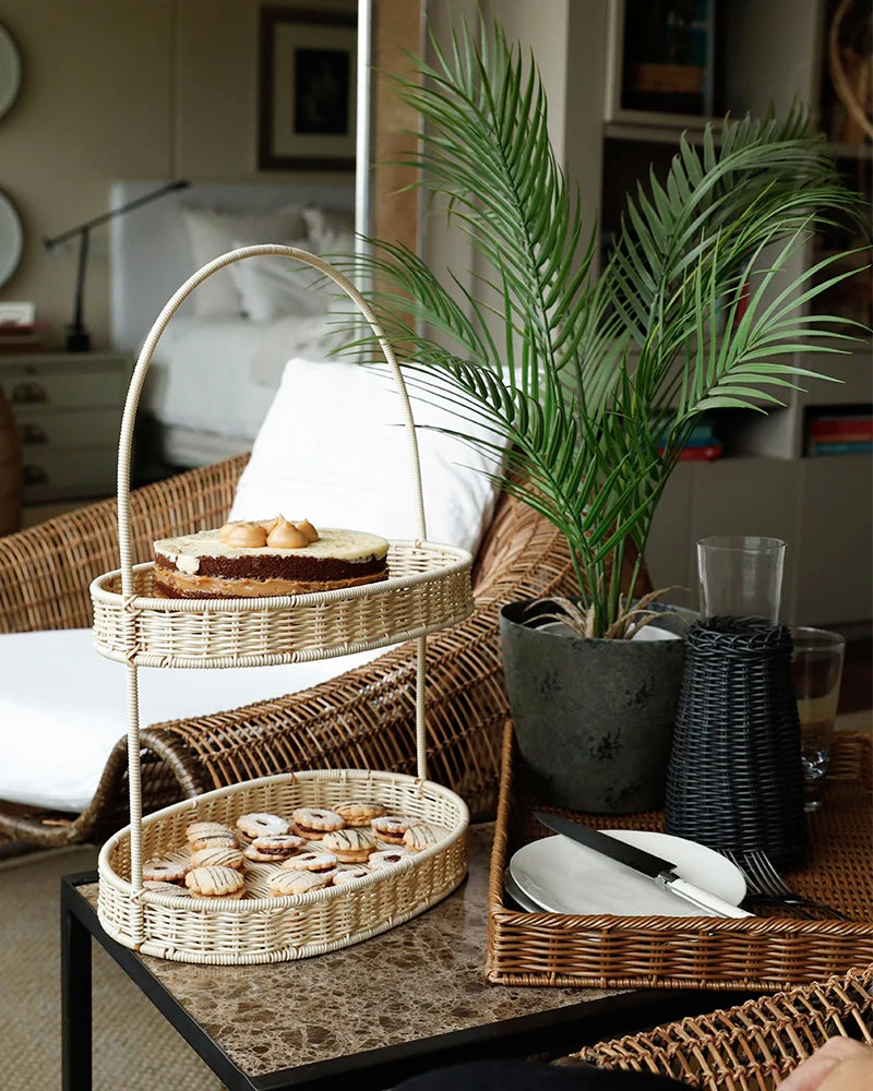 Bandeja de dos pisos Milk