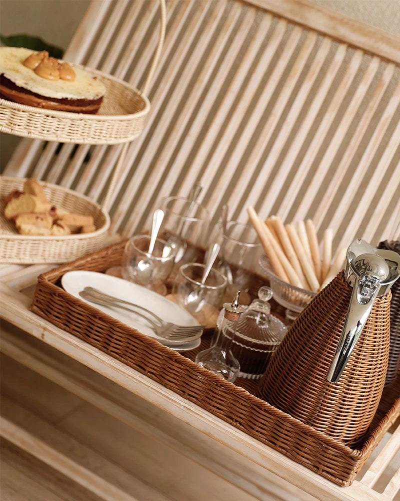 Bandeja de dos pisos Milk