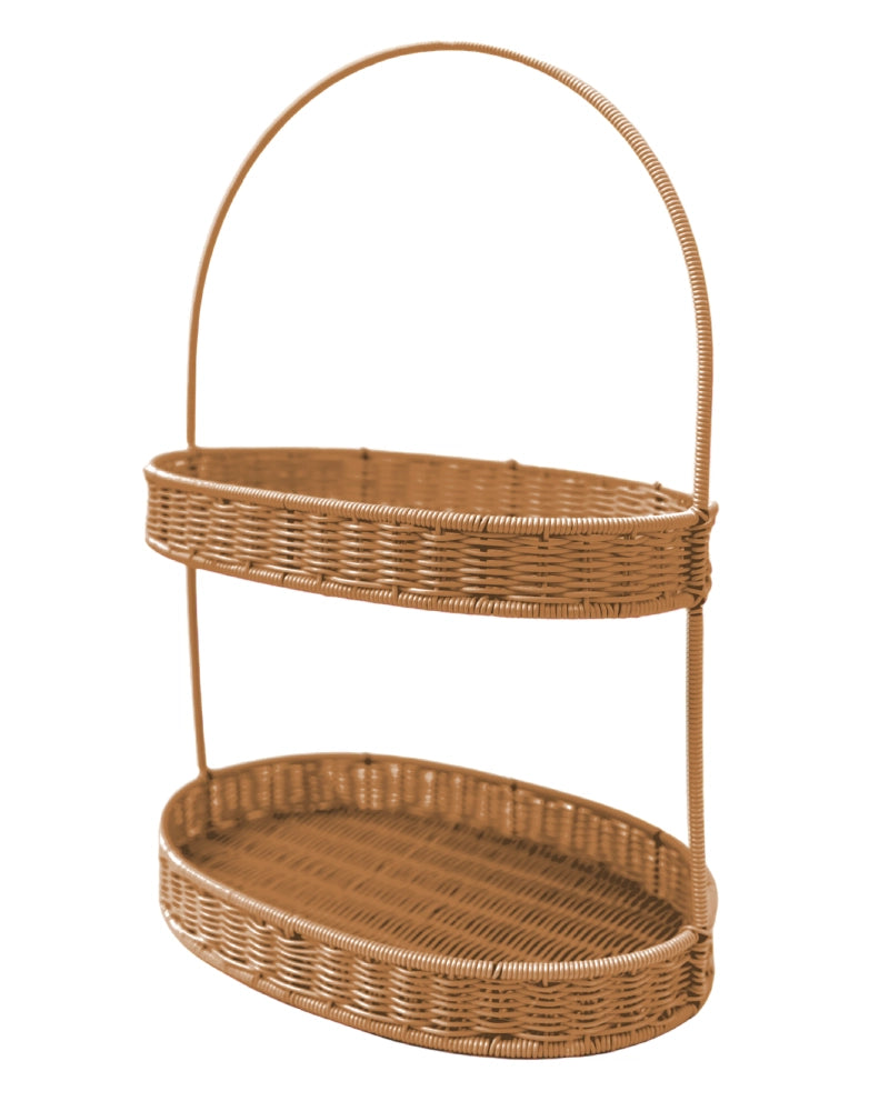 Bandeja de dos pisos Toffee