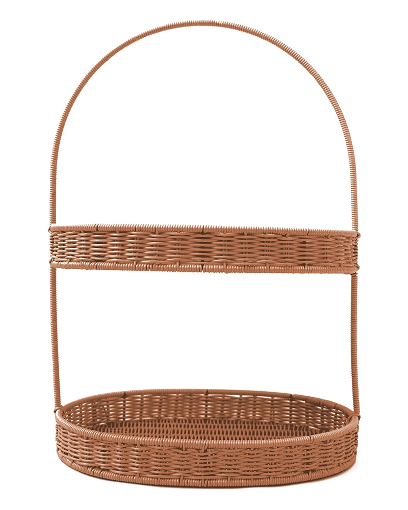 Bandeja de dos pisos Toffee