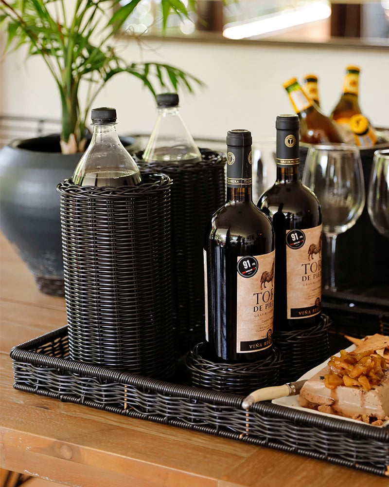 Cubre botella bebida Black