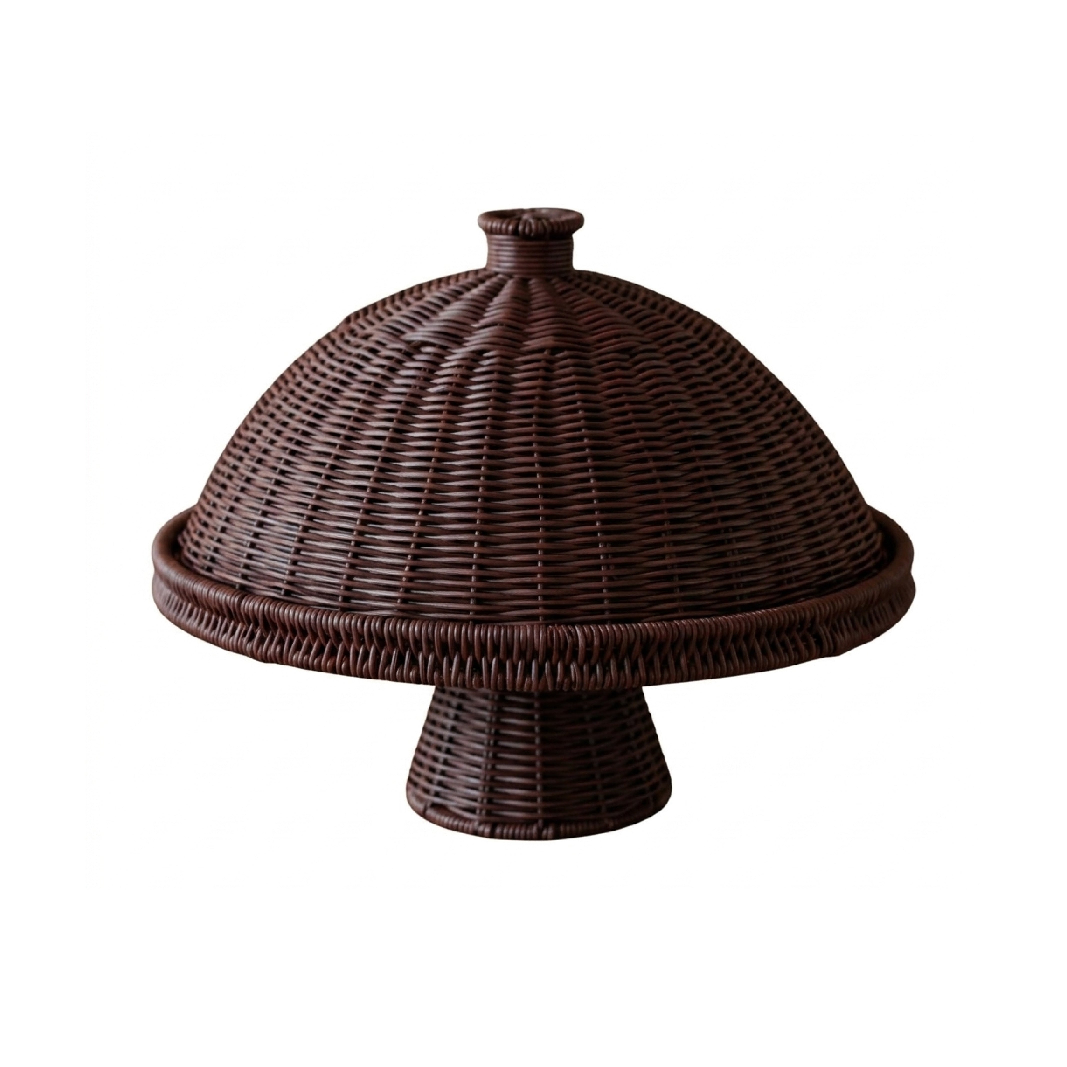 Tortero con Pedestal y Tapa Chocolate