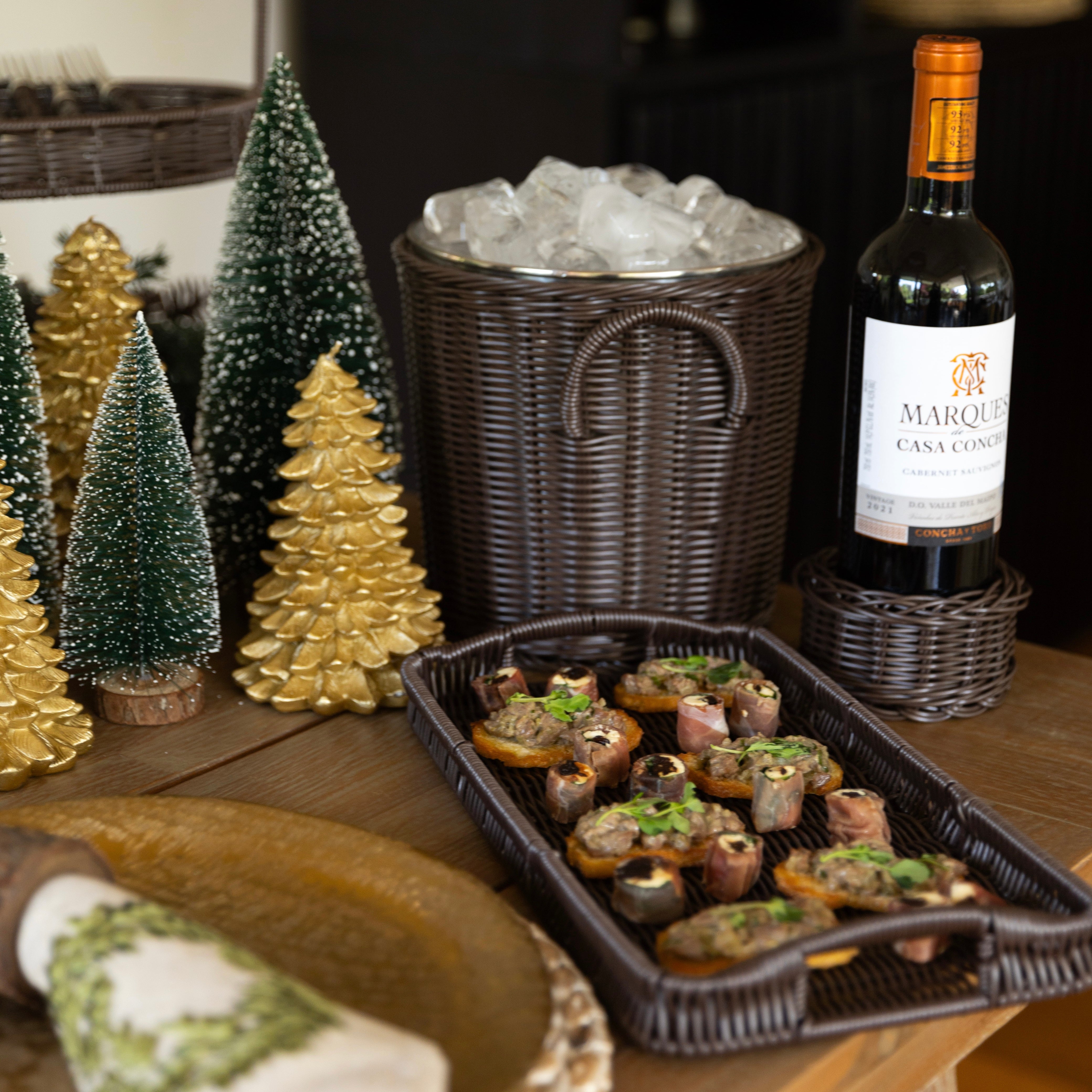 Set Aperitivo Chocolate + Cubre vino DE REGALO + Panera Petit DE REGALO + ENVIO GRATIS