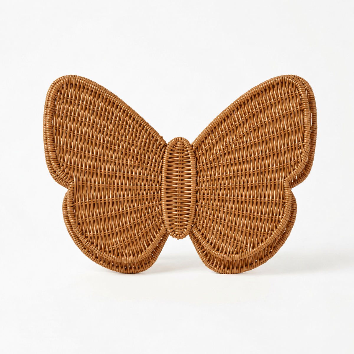 Mariposa Doble de ratan para pared Toffee / PRE VENTA