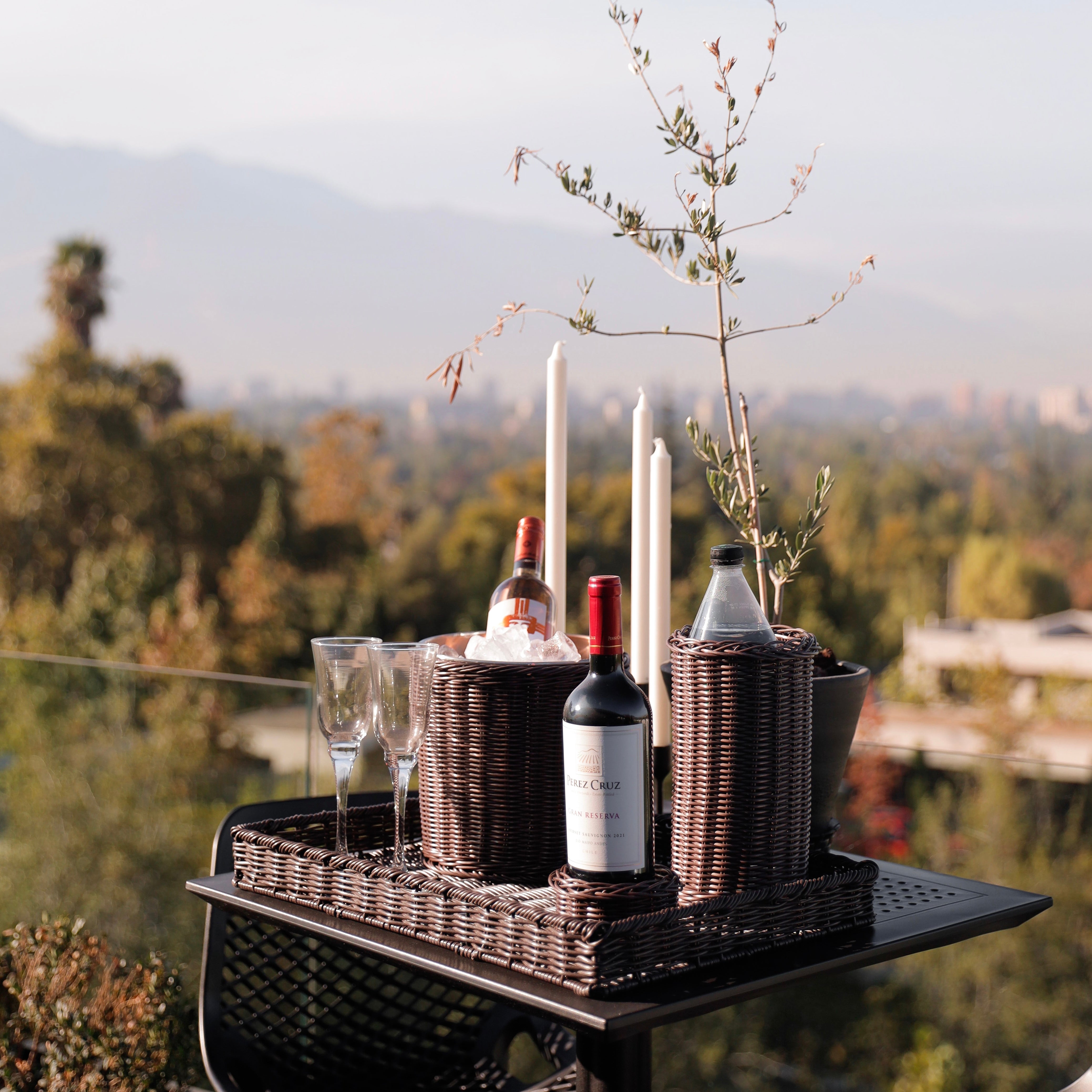 Set Aperitivo Chocolate + Cubre vino DE REGALO + Panera Petit DE REGALO + ENVIO GRATIS