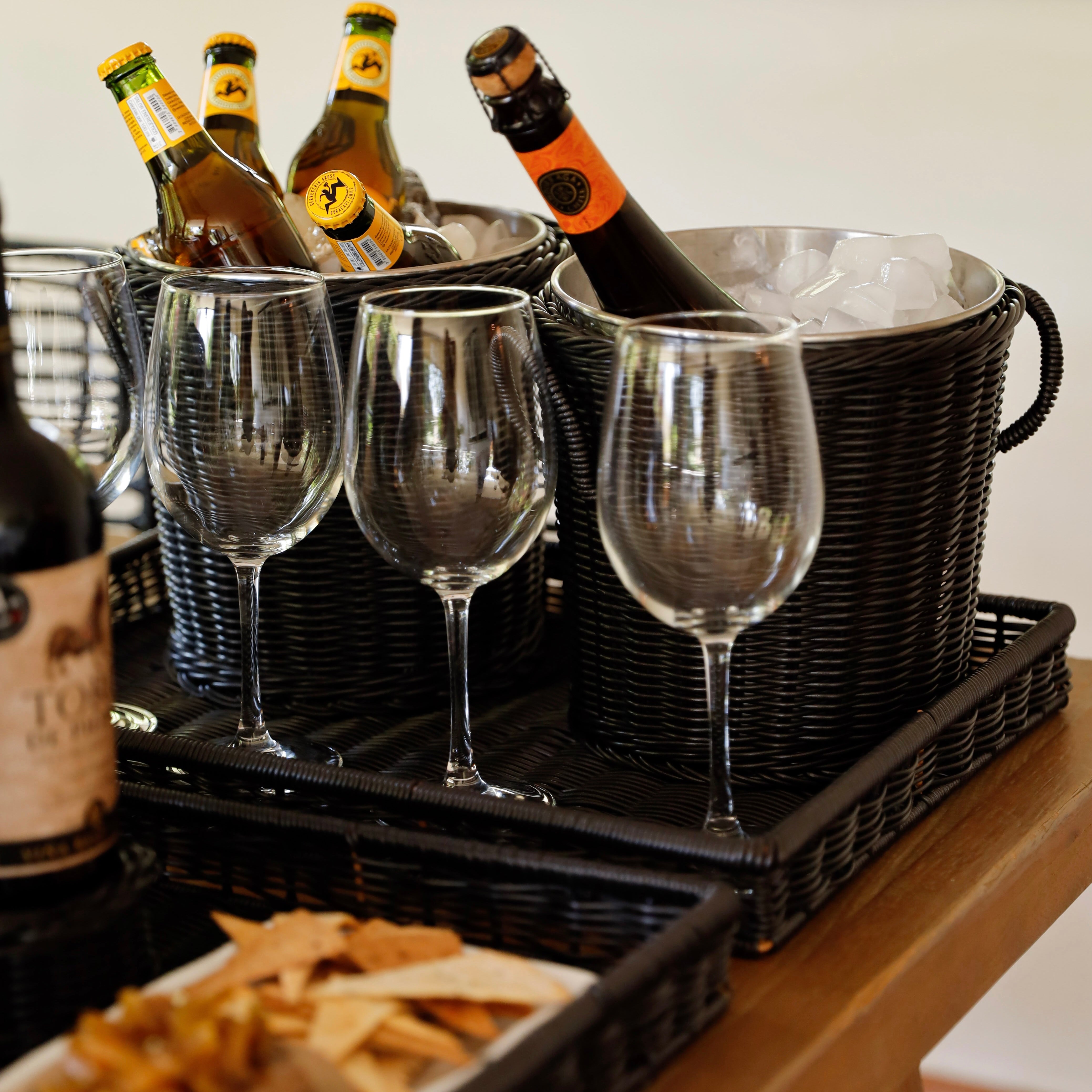 Set Aperitivo Black + Cubre vino DE REGALO + Panera Petit DE REGALO + ENVIO GRATIS