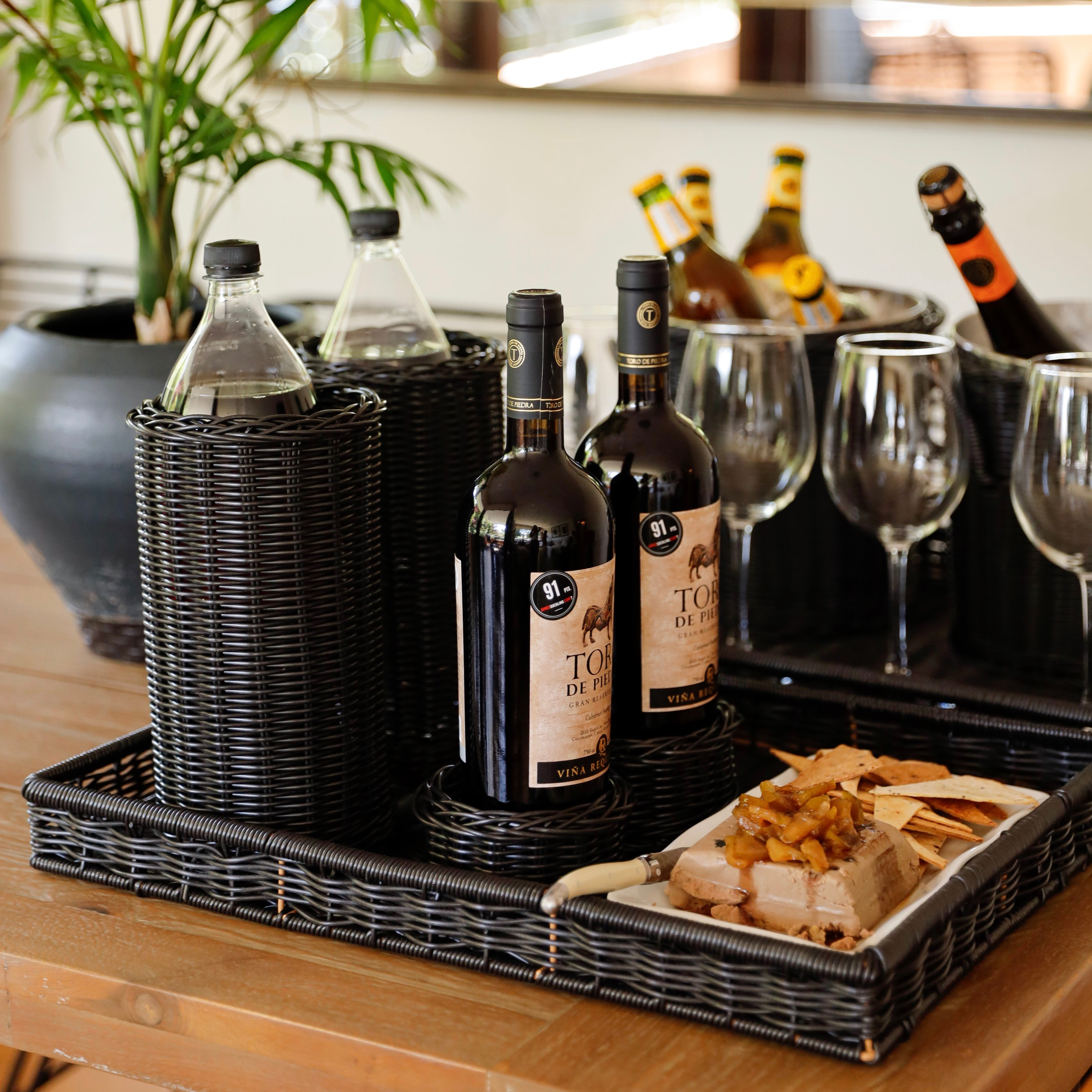 Set Aperitivo Black + Cubre vino DE REGALO + Panera Petit DE REGALO + ENVIO GRATIS