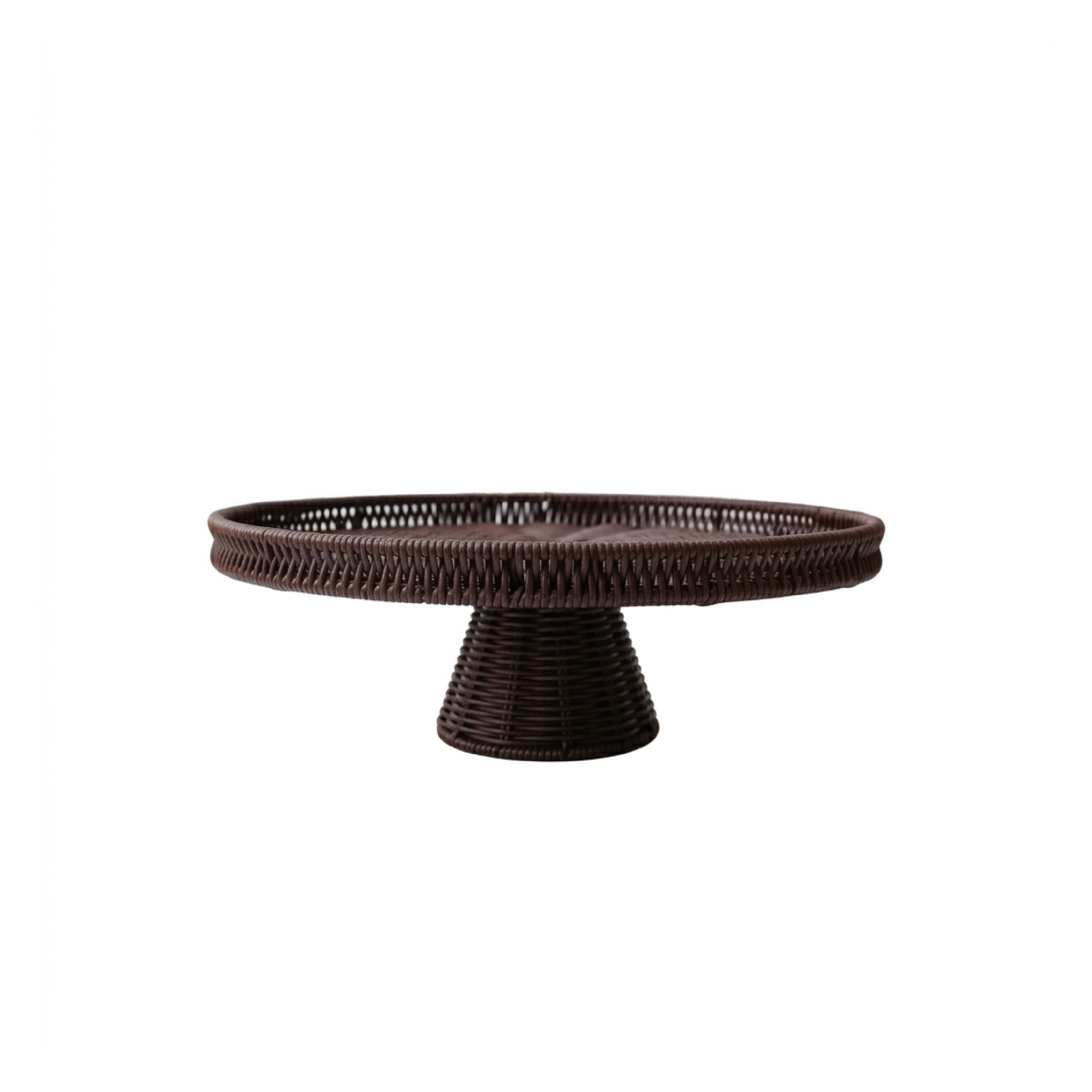 Tortero con Pedestal y Tapa Chocolate
