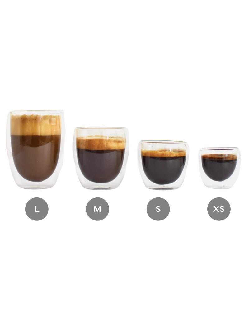 Set de 6 vasos talla XS