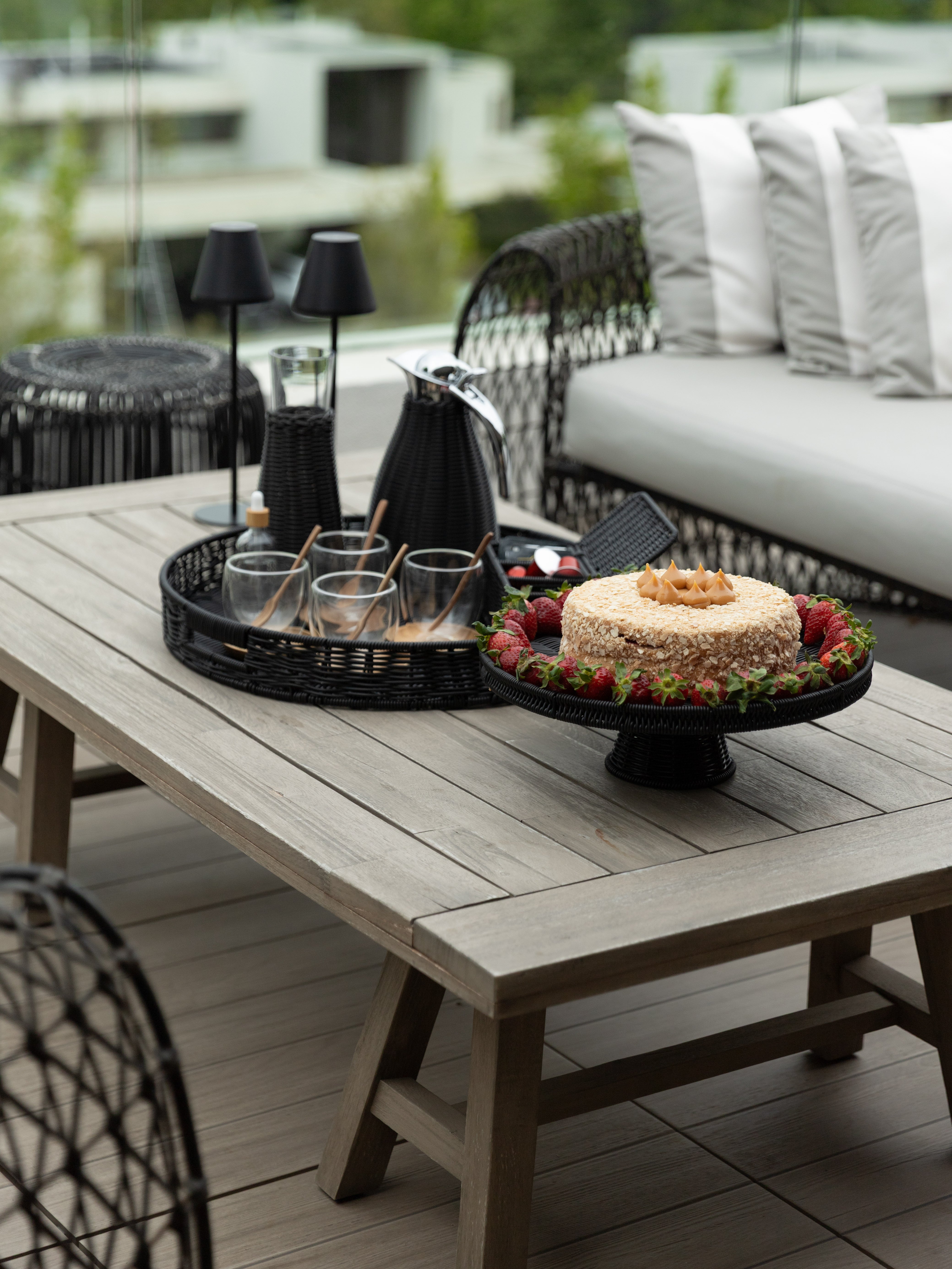 Bandeja Redonda Black