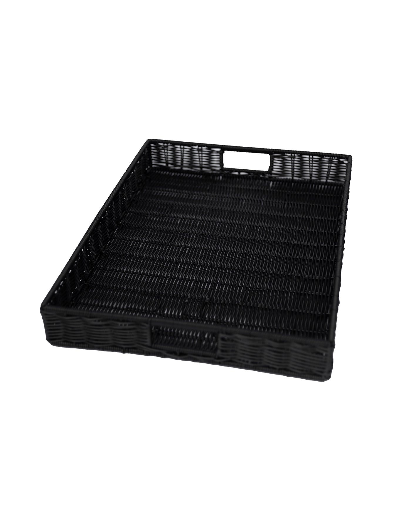 Bandeja Rectangular con Mangos Black